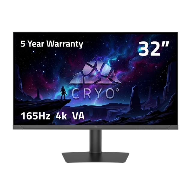 Cryo Vision 32 inch 4K Ultra HD 165hz Gaming Monitor